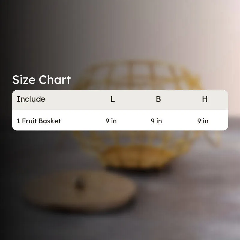 Pot Luck Basket With Lid - Gold media 8