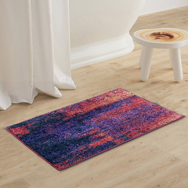 Baird Bath Mat - Purple & Orange