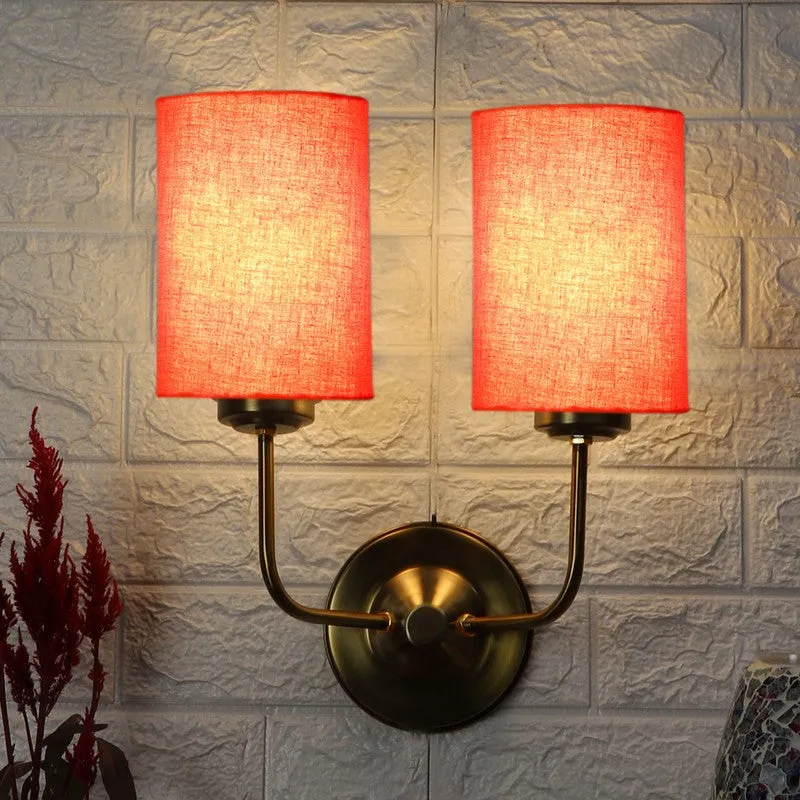 Lumoire Duo Metal Wall Lamp - Gold,Orange media 1