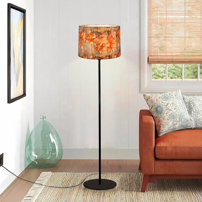 GlowAura Timeless Metal Floor Lamp media 3