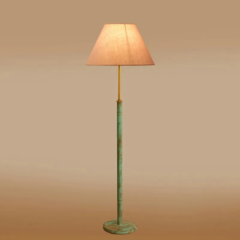 Canyon Glow Wooden Floor Lamp - Grey media 6