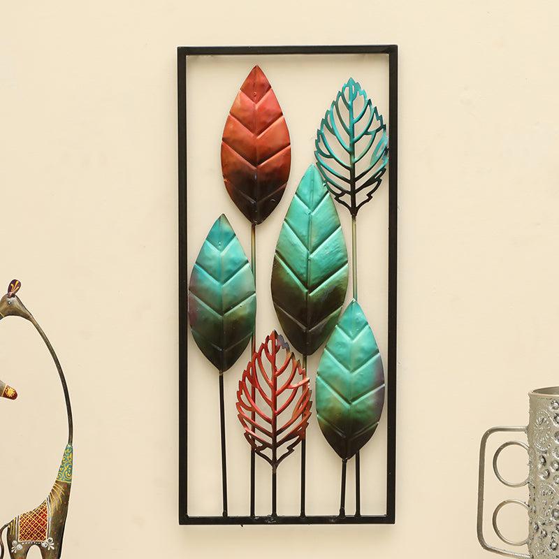 Sleek Botanica Metal Wall Accent