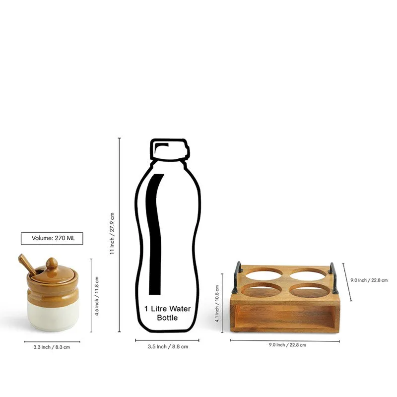 Flavorora Ceramic Jar Set - Nine Piece Set media 9