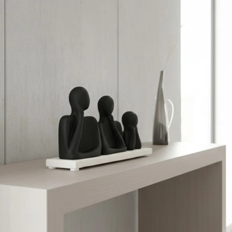 Trio Harmony Resin Showpiece media 4