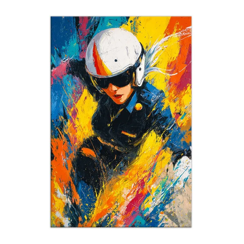 Velocity Burst Rider Canvas Wall Art media 3