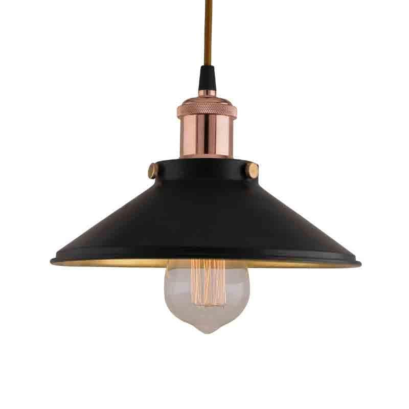 Iris Metal Ceiling Lamp - Black/Bronze media 5