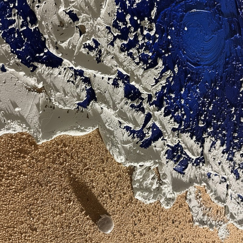Textured Bloom Handmade Canvas Wall Painting media 5