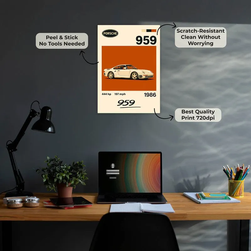 Porsche 959 Legend Wall Poster media 6
