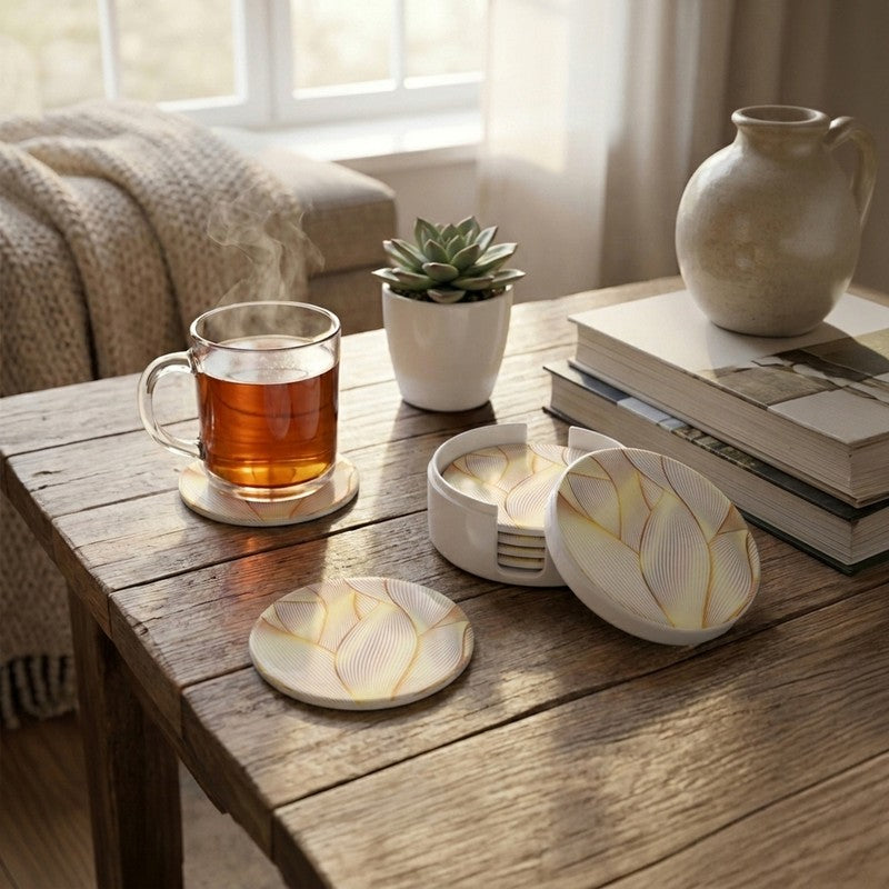 Steamless Melamine Coaster Set - Eight Piece Set
