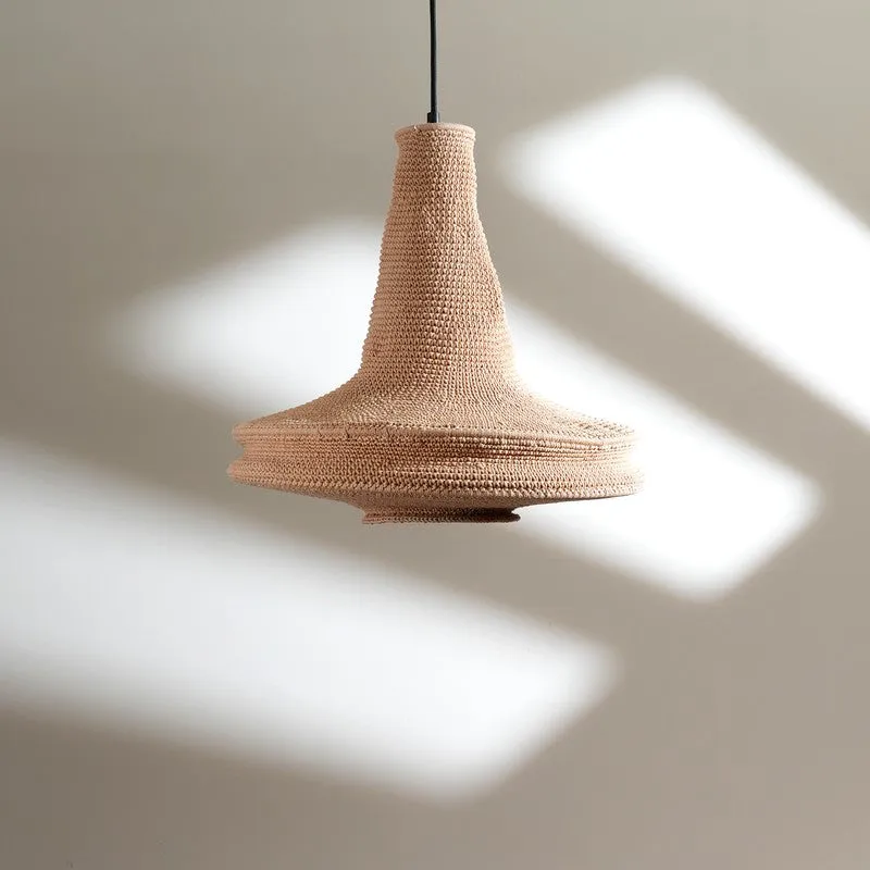 Fig Living Earth Pendant Cotton Ceiling Lamp - Beige media 4