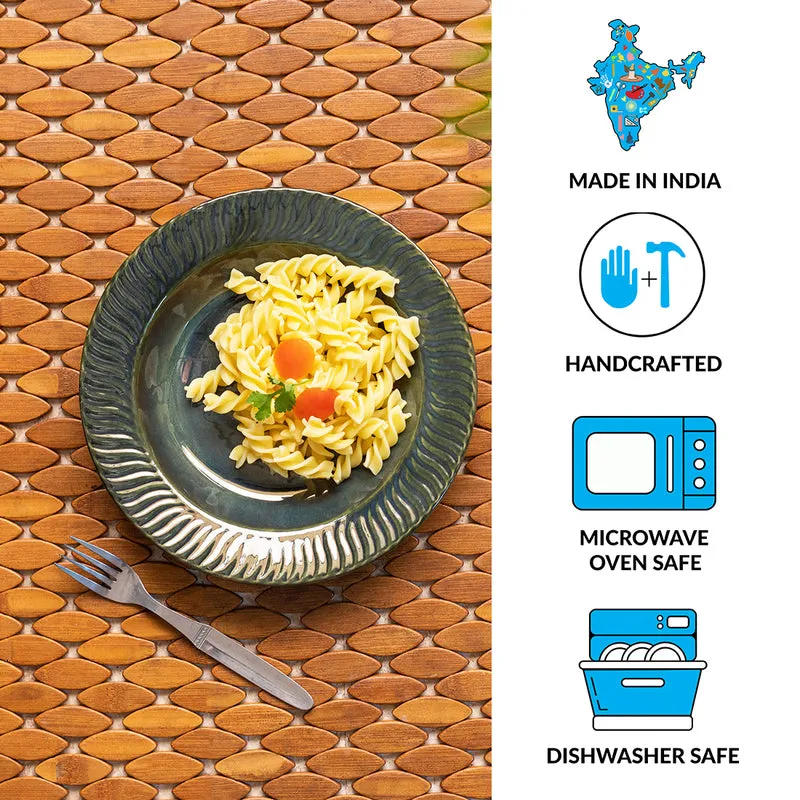 Rendia Coral Hand Glazed Pasta Plate media 5