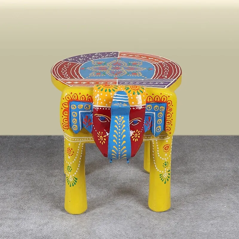 Regal Hastina V Mango Wood Stool - 5