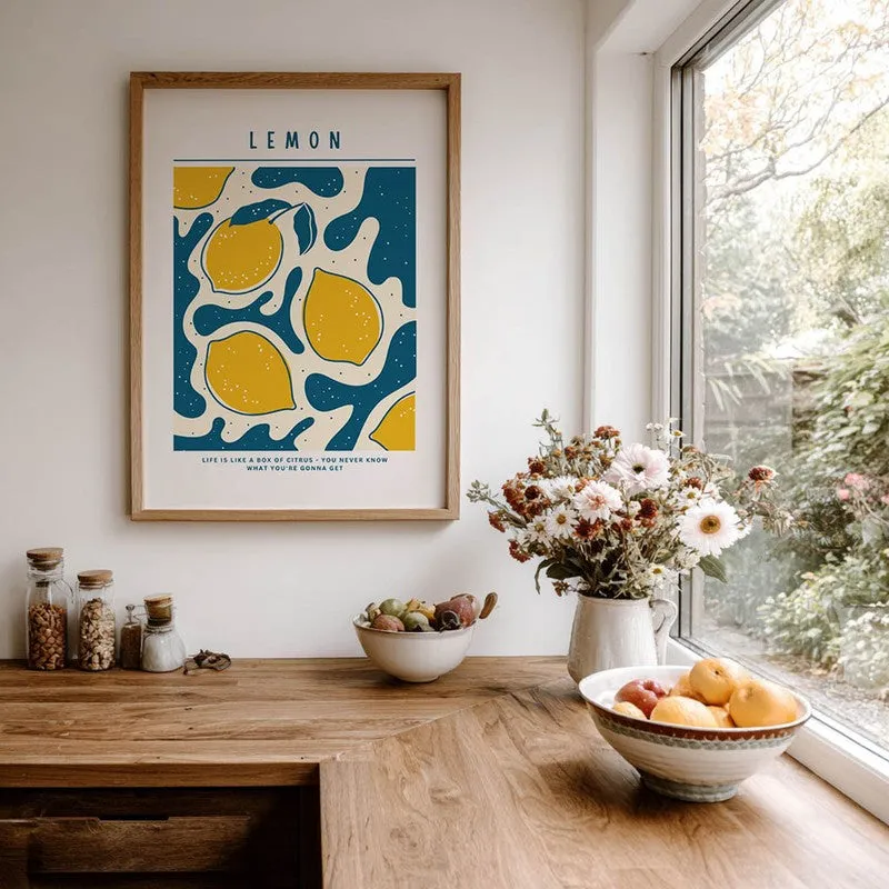 Abstract Lem Archival Canvas Wall Art - Brown media 8
