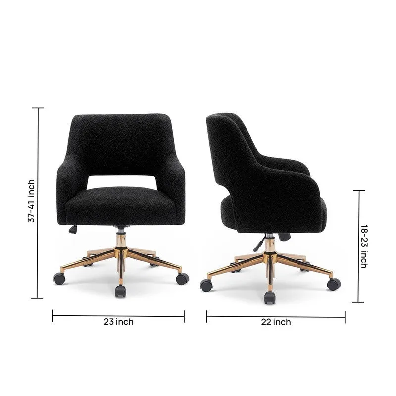Sitessa Metal Office Chair - Black media 9
