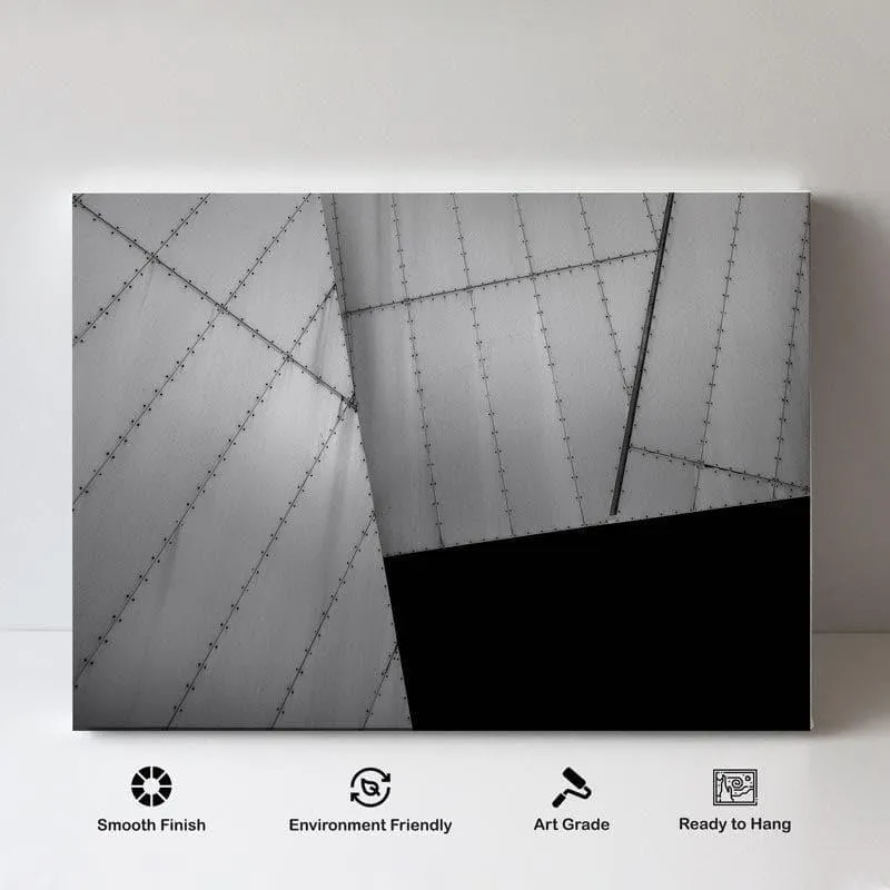 Shot Of Bolted Metal Canvas Painting - Gallery Wrap media 4
