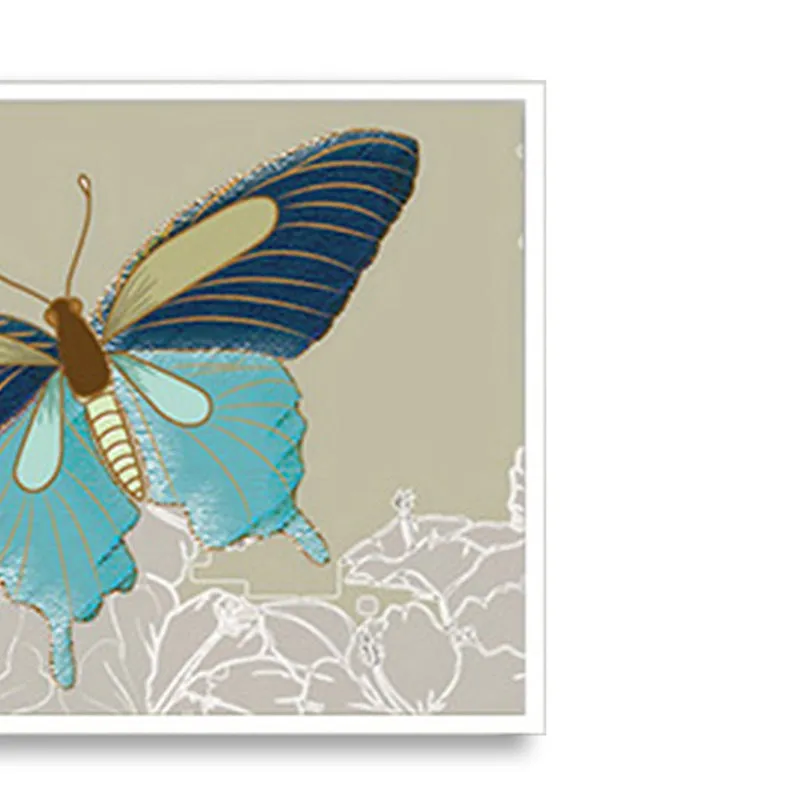 Butterfly's Whimsy Wall Art with White Frame media 4
