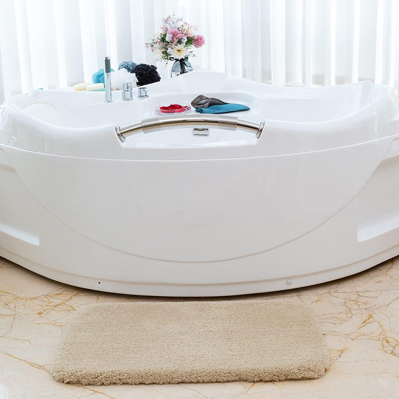 Lois Anti Skid Bath Mat (Beige) - Set Of Three media 3