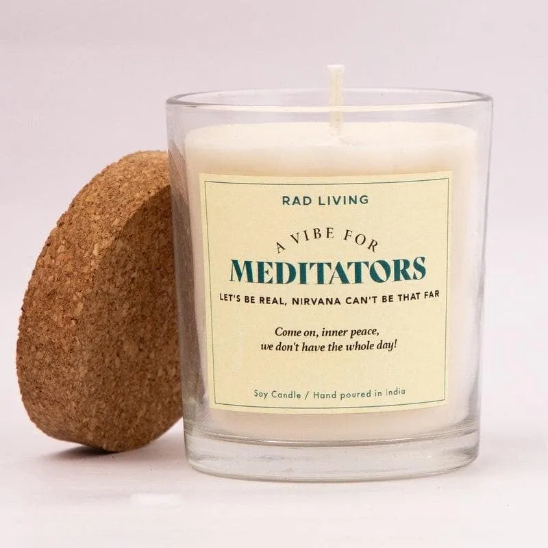 Meditators - Nag Champa Scented Candle media 1