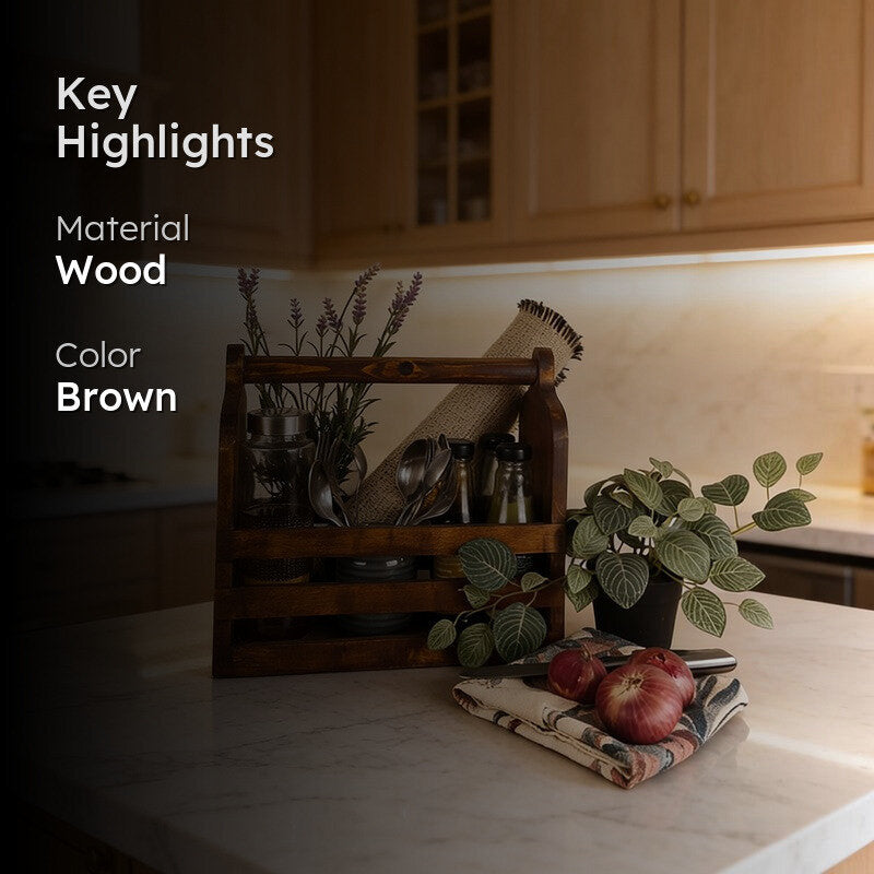 Prestis Wood Kitchen Caddy media 2