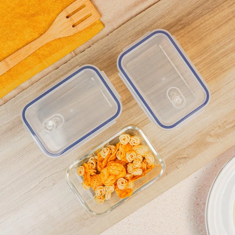 Jisu Nidora Transparent Storage Container (800 ML) - Set Of Three media 1