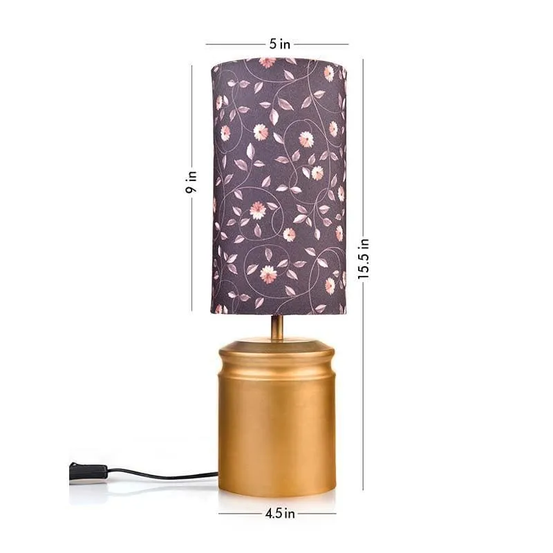 Twining Vines Fabric Table Lamp - Multicolor media 6