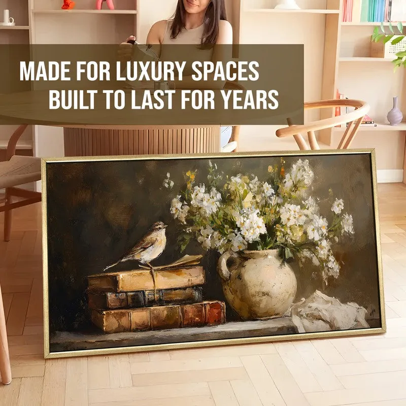 Romanticism Canvas Wall Painting With Frame media 5