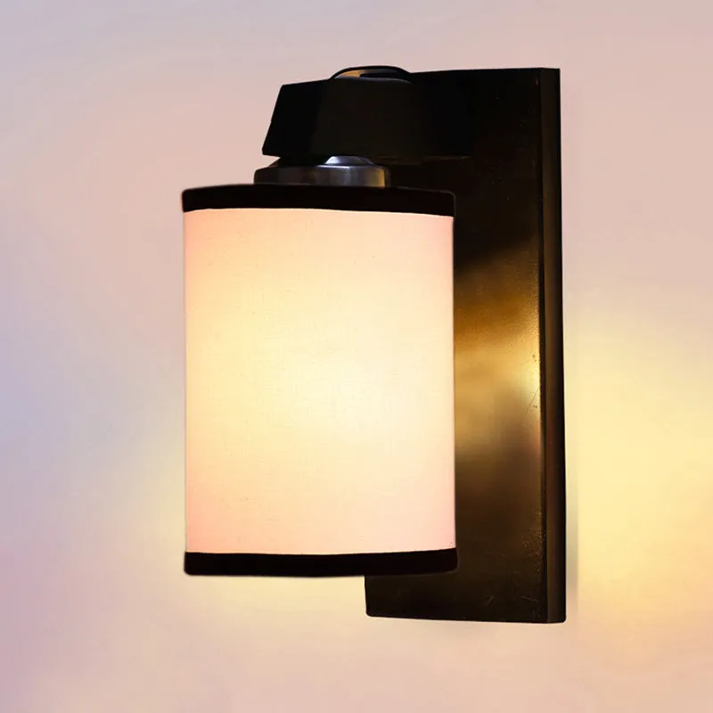 Eyrie Edge Wooden Wall Lamp - White media 4
