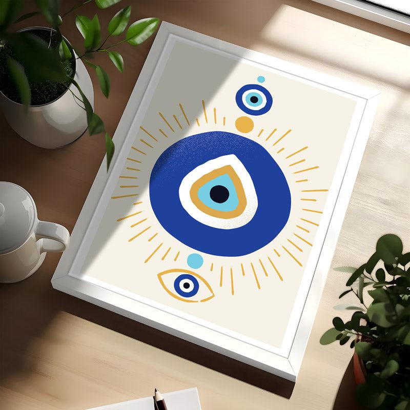 Evil Eye Hamsa Wall Art - Set Of Three media 4