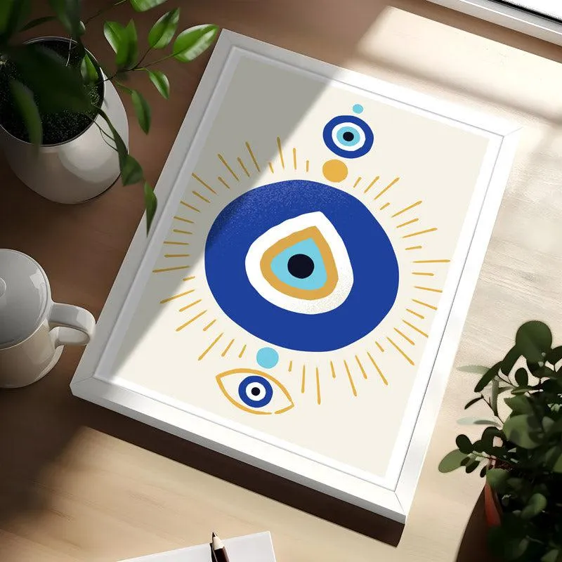 Evil Eye Hamsa Wall Art - Set Of Three media 4