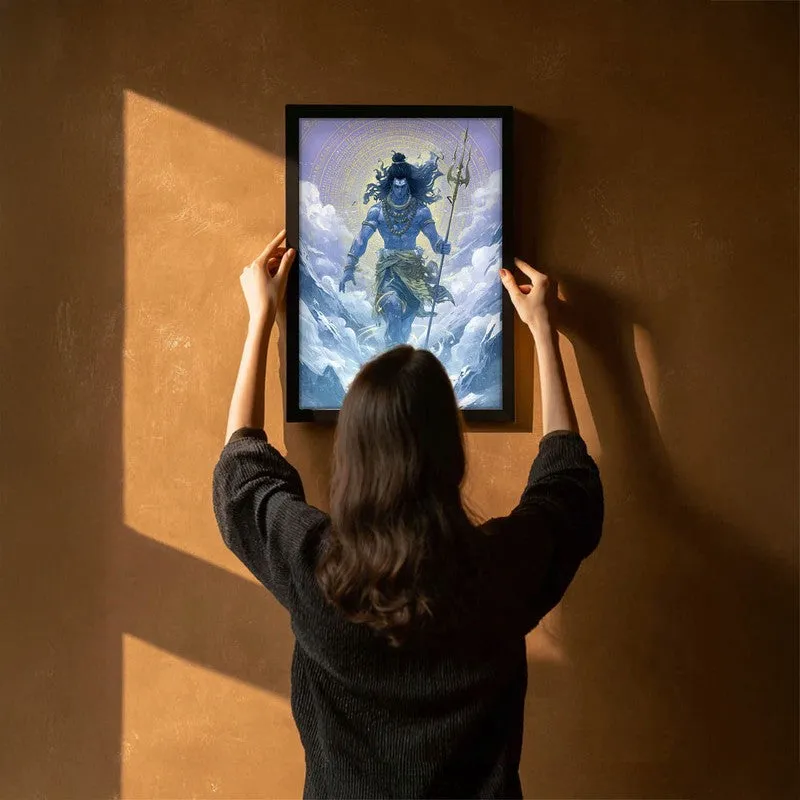 Mahadev with Trishul Divine II Archival Paper Wall Art media 6