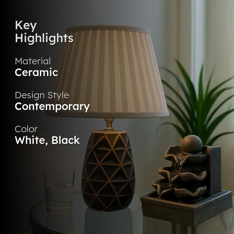 LightForm Transform Ceramic Table Lamp - White,Black media 2