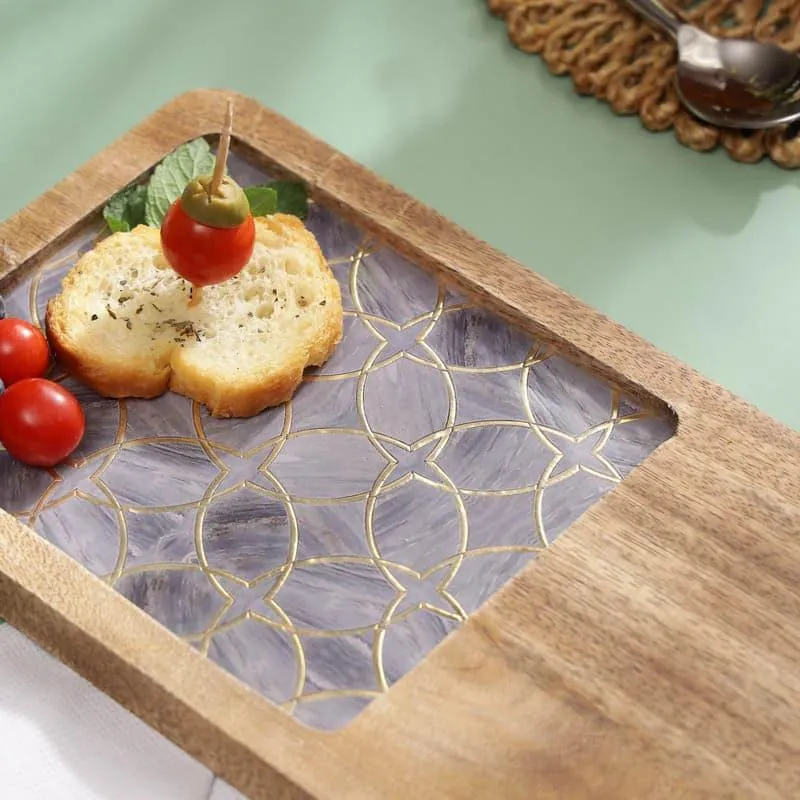 Chiva Gale Mangowood Wood Platter media 4