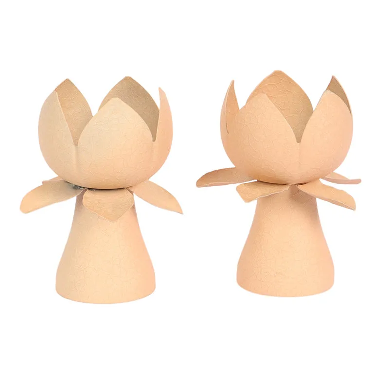 Lotus Charm Candle Holder - Set Of Two media 3