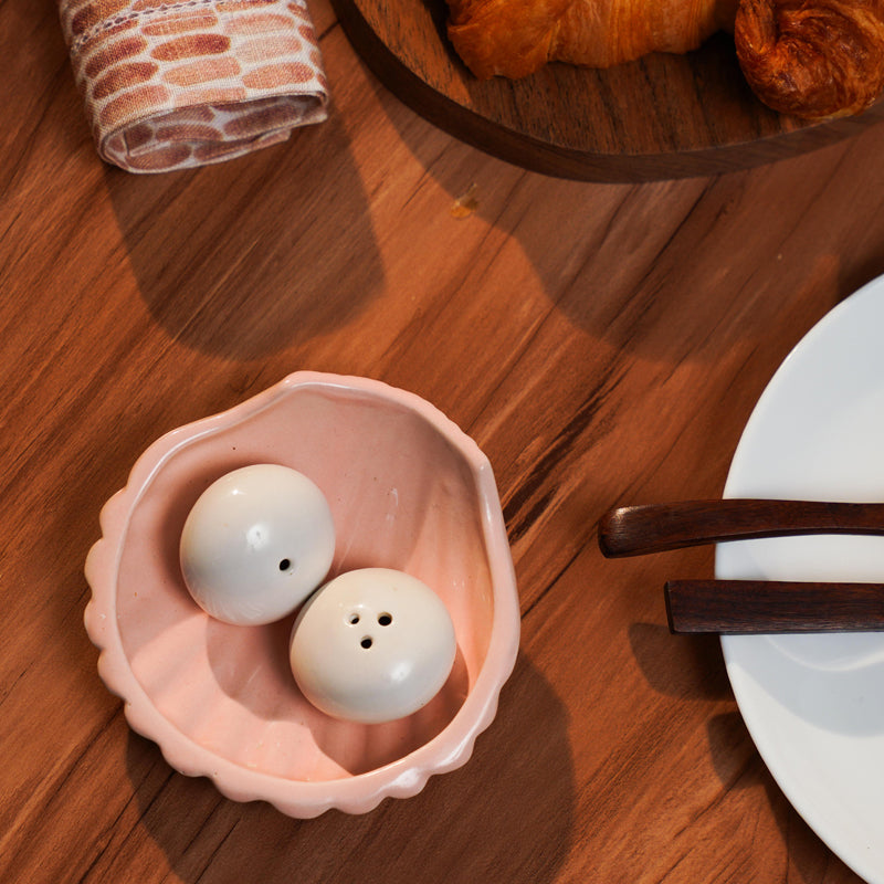 Pear In Shell Salt & Pepper Set - Three Piece Set media 4