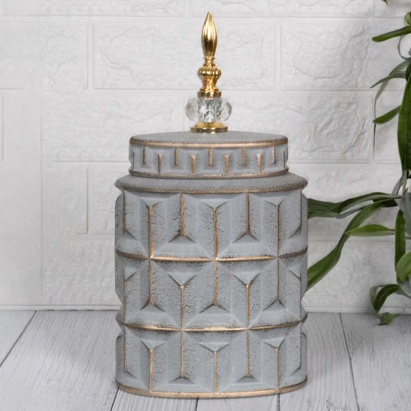 Ashwave Ceramic Jar Showpiece - Small media 4