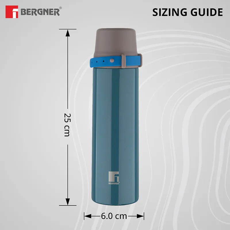 Bergner Silque Double Walled Hot & Cold Flask (Green) - 500 mL media 8