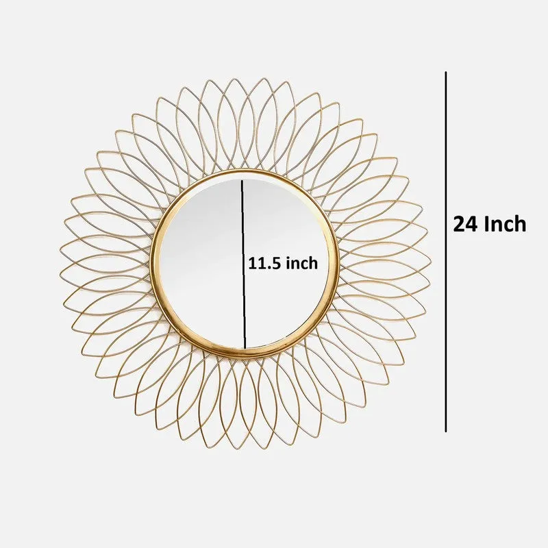 Iris Circular Charm Wall Mirror media 5