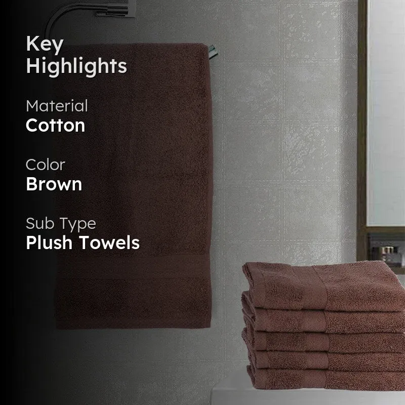 Miorah Hand Towel (Brown) - Six Piece Set media 2