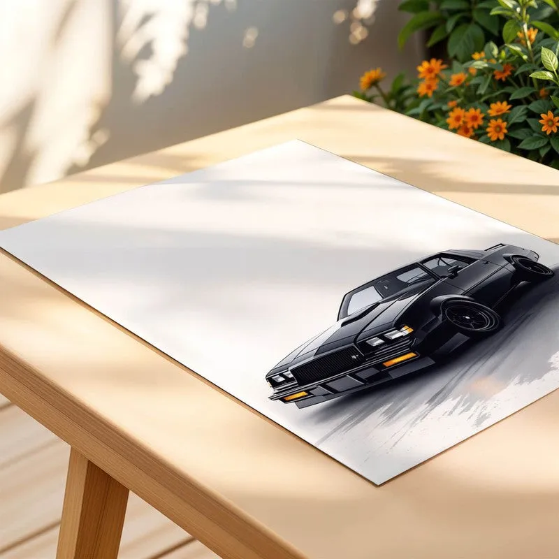 Midnight Racer I Wall Poster - Black media 5
