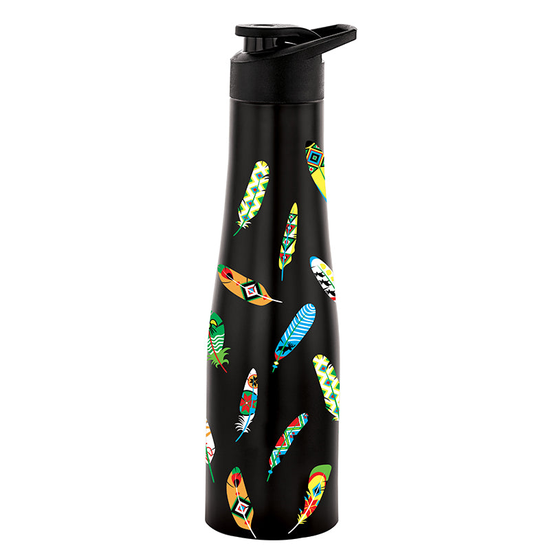 Boho Feather Water Bottle - 1000 mL - 1000 mL