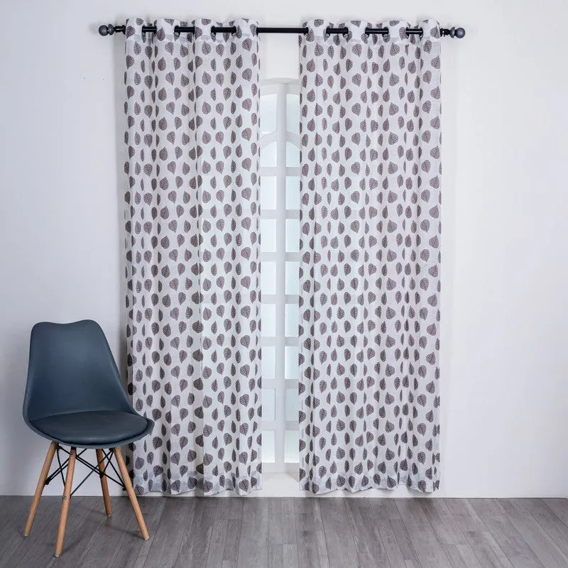 Kivelle Premium Floral Curtain - Set Of Two media 3