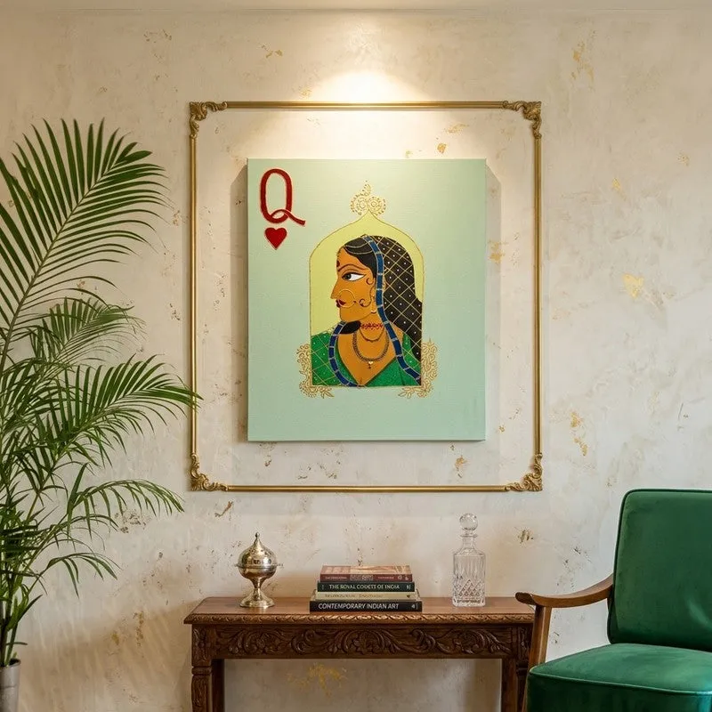 Shringara Handpainted Wall Art media 4