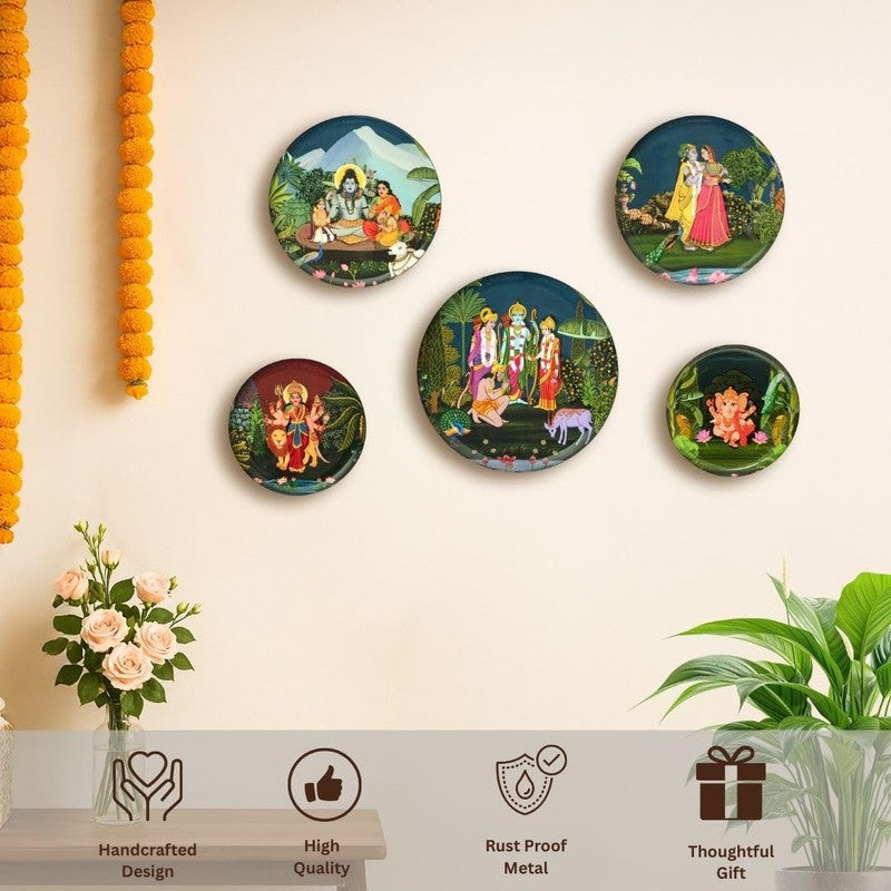 Whispering Grove Wall Plates - Set Of Five media 3