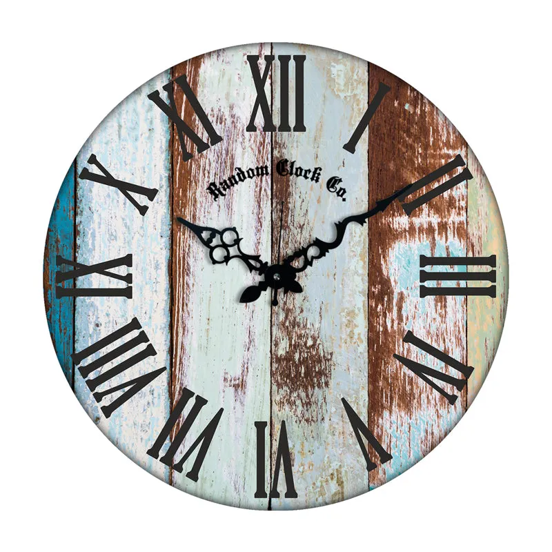 Taren Wood Analog Wall Clock media 4