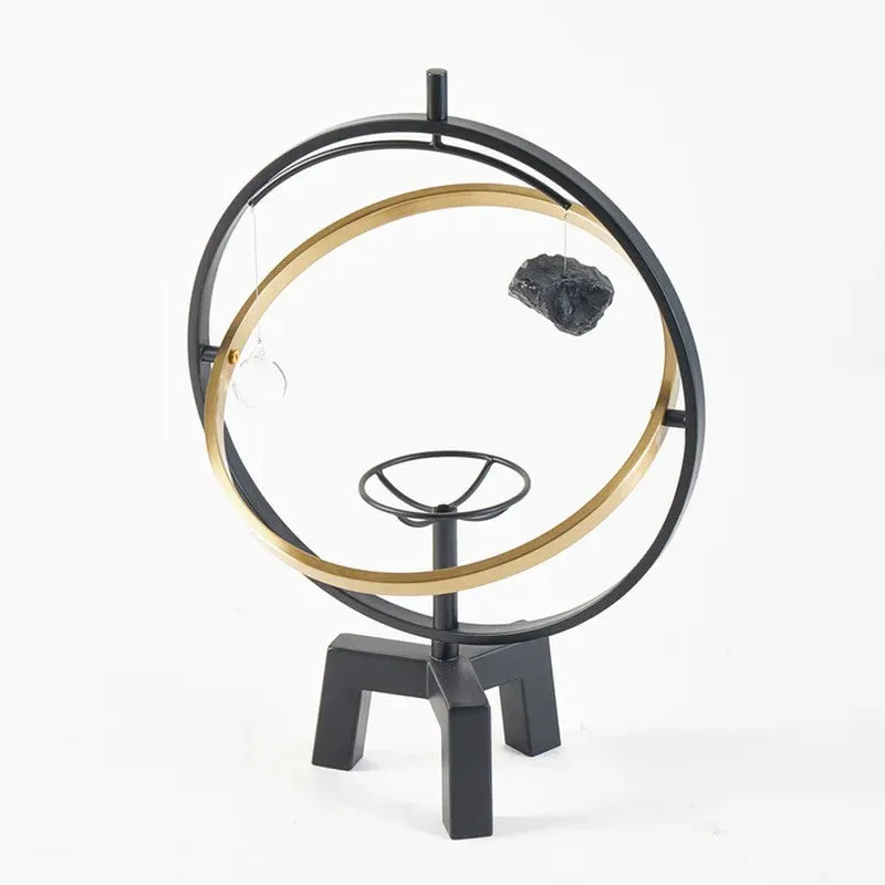 Gyroluxe Orbit Metal & Marble Showpiece media 3