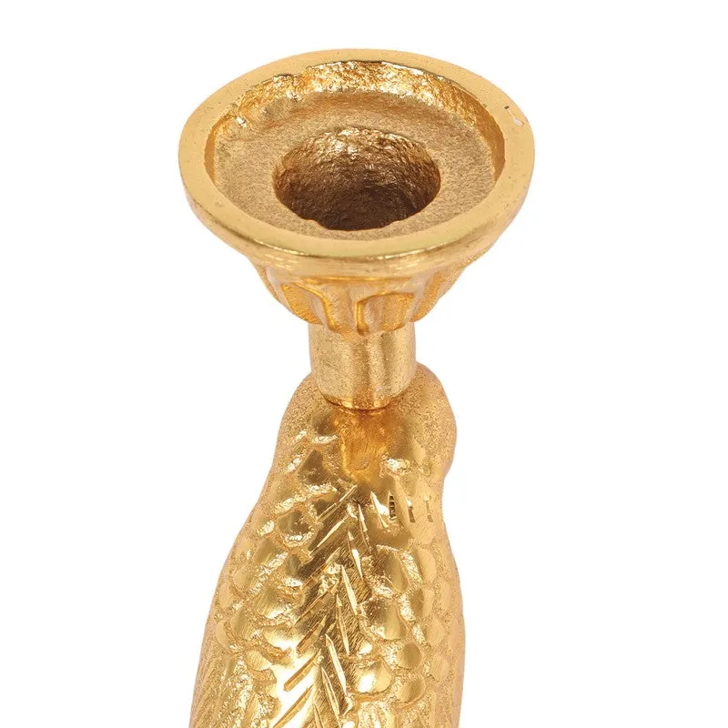 Vihang Bird Tealight Holder - Gold media 8