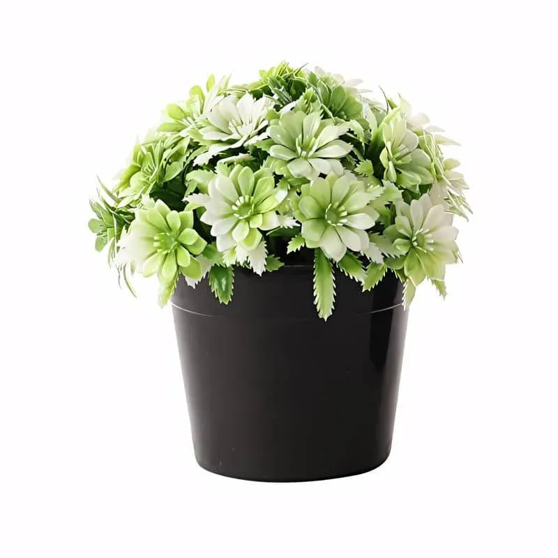 Aster Faux Plant In Sadro Pot - Set Of Two media 3