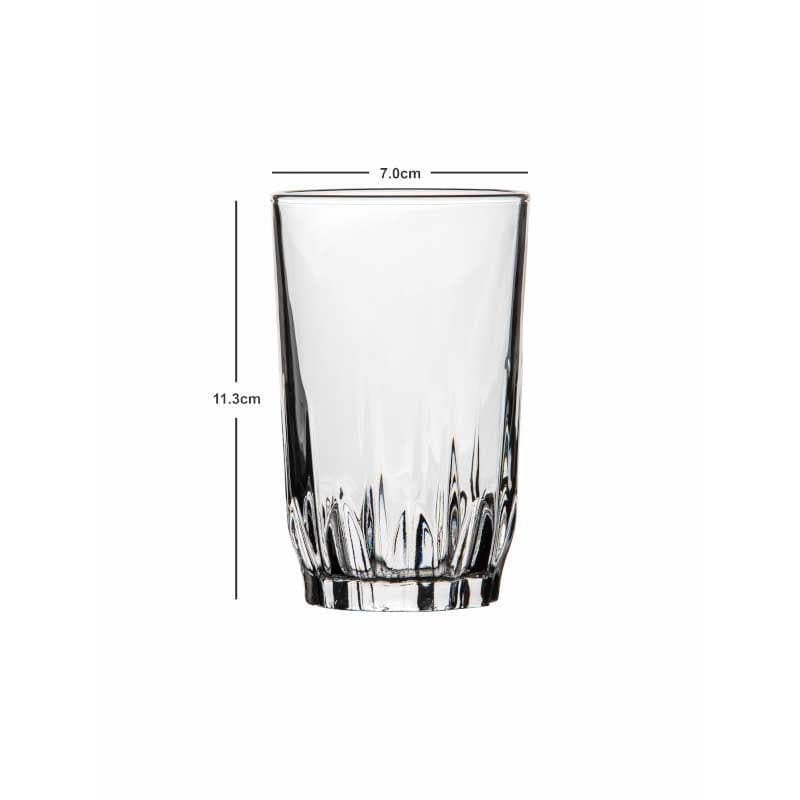 Texos Glass Tumbler (260 ML) - Set Of Six media 7