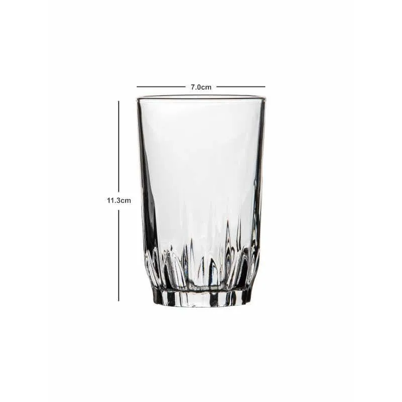 Texos Glass Tumbler (260 ML) - Set Of Six media 7