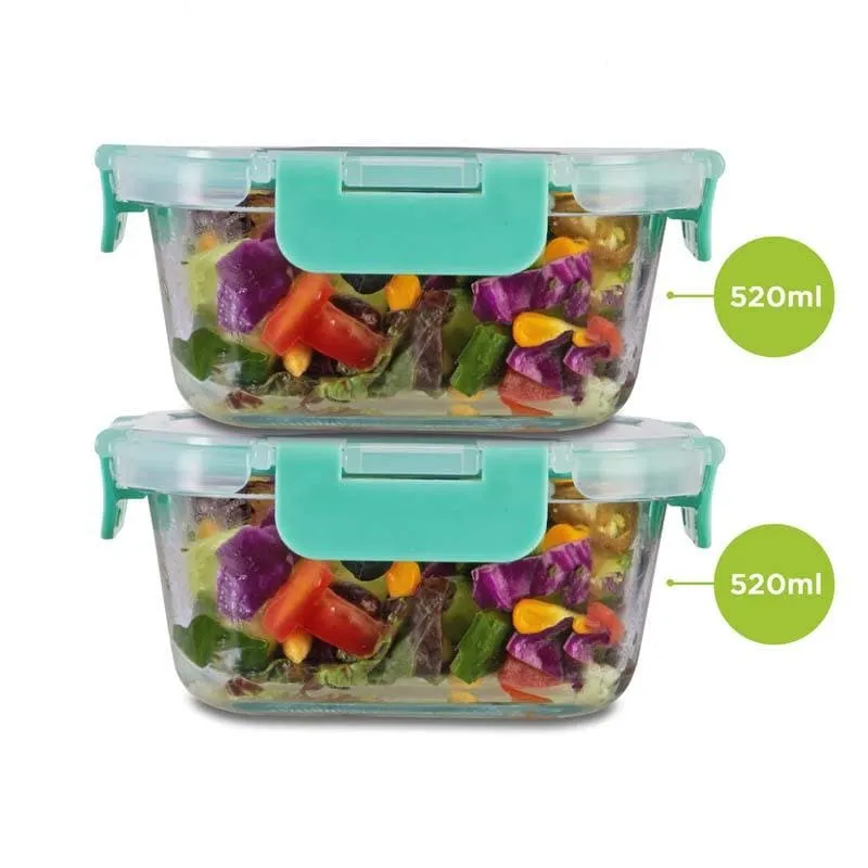 Crusade Square Glass Container - 520 ML media 5